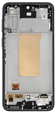 Imagen del producto de Pantalla para Samsung Galaxy A37 5G, tipo Super AMOLED con marco, kit de servicio, color grafito