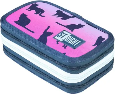 Obrázok produktu pre Penál XXL - Penál naplnený školou - Night Cats - Mačky
