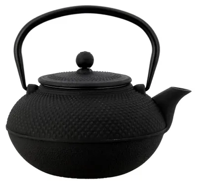 Produktbild von TheKitchenette Teekanne aus Gusseisen, 1,5 l, Schwarz