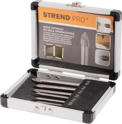 Obrázek produktu pro Sada vrtáků Strend Pro, na sklo, balení. 6 ks