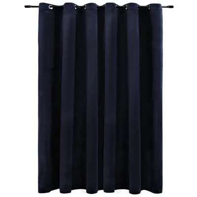 Immagine prodotto di vidaXL Tenda oscurante con occhielli metallici in velluto nero 290 x 245 cm