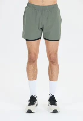 Obrázek produktu pro Šortky ENDURANCE Kros V provedení 2 v 1 s funkcí Quick Dry a Stretch 3058 Balsam Green M