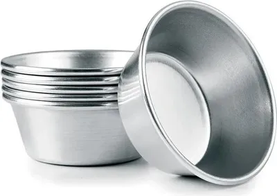 Produktbild von Set mit 6 Ibili-Aluminio-Kuchenformen, Aluminium, 7x3 cm, Silber