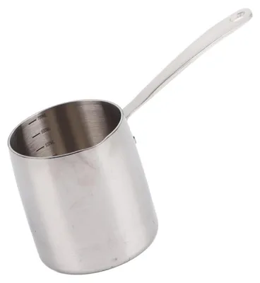 Productafbeelding van Melkpan 700 ml, roestvrij staal, inductiegeschikt. Smeltpan voor boter, chocolade, sauzen