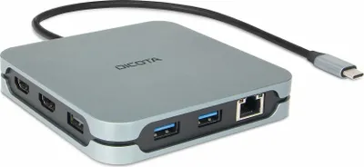 Produktbild von DICOTA 10-in-1 - Dockingstation - für Laptop, Tablet - USB-C - 2 x HDMI