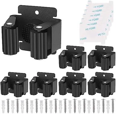 Produktbild von 18 Stš¹ck Ger?tehalter, Besenhalterung Wand, Besenhalter Wand, Gartenger?tehalter, Wandhalterung fš¹r Wischmopp, Besen, Schaufel, Werkzeuge