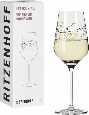 Produktbild von Ritzenhoff Weißweinglas Herzkristall 012, Veronica Rea F25, Kristallglas, 380 ml, 3011012