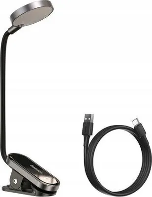Produktbild von Baseus Schreibtischlampe Grau Klemmbar Dimmbar LED
