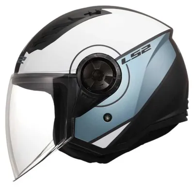 Produktbild von Ls2 Of616 Airflow Ii Cover Ece 22.06 Jethelm Blau S Blau S
