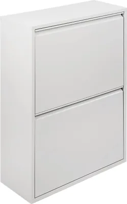 Immagine prodotto di Anukhatun - Pattumiera, 60x25x93h cm Bianco, Capacità 72 (18 per Secchio)