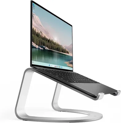 Produktbild von Twelve South Curve SE Aluminium Ständer für MacBook (Silber)