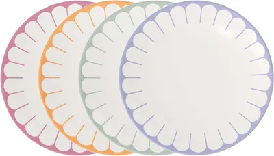 Produktbild von Villeroy & Boch Fleur Couleur Frühstücksteller-Set ø 21,2 cm 4-teilig
