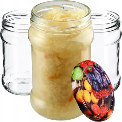 Obrázek produktu pro KADAX malé zavařovací sklenice 315 ml, fi66, sklenice na med, sklenice na džem s víčkem