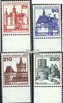 Produktbild von Briefmarken Berlin (West) 1978 Mi 587-590 Unterrandstück (kompl.Ausg.) postfrisch Burgen und Schlösser