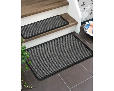 Image de Astra paillasson intérieur & extérieur BORDER STAR gris 25 x 60 cm