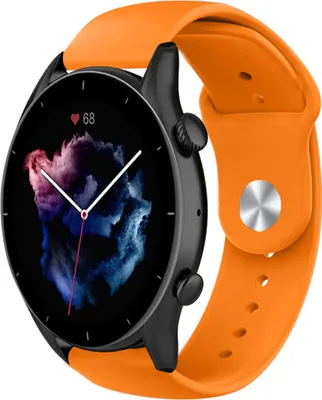 Produktbild von Strap-it Amazfit GTR 3 (Pro) Sportarmband (Orange)