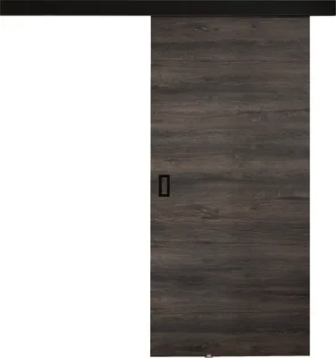 Produktbild von MIRJAN24 Schwebetür Werdi, Stilvoll Zimmertür, Wohnzimmer, Praktisch (Größe: 90 cm, Farbe: Dunkel Esche)