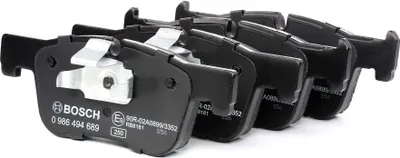 Produktbild von BOSCH Bremsbeläge Satz Vorne für BMW 1 Schrägheck (F20) 0 986 494 689