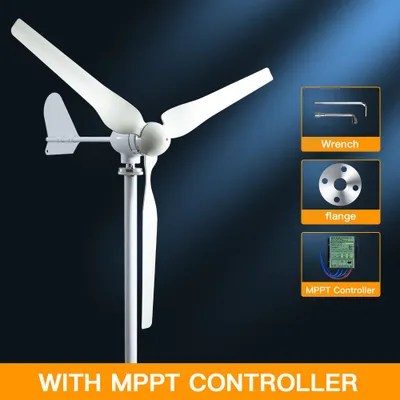 Produktbild von Windturbine – Windgenerator – Windkraftanlage – Windmühle – Horizontalachsen-Turbine – 1500 Watt Leistung