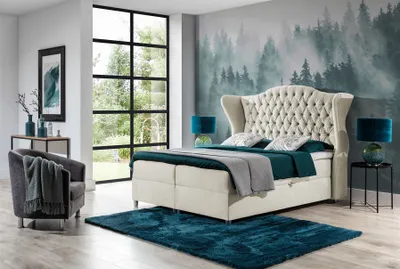 Produktbild von Boxspringbett Schlafzimmerbett DAMLA 160x200cm in div. Farbvarianten