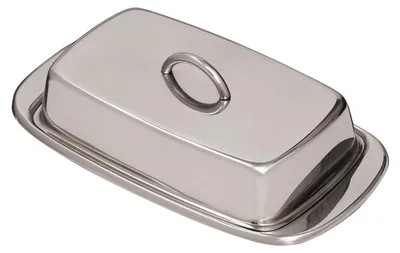 Produktbild von Kelomat Butterdose aus Edelstahl rostfrei für 250g Butter