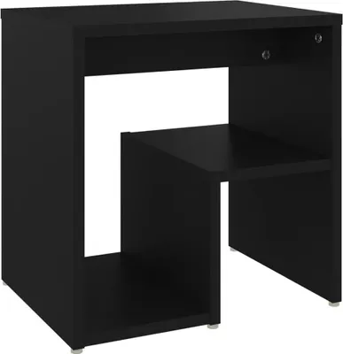 Image de vidaXL Table de nuit noire 40x30x40 cm bois composite