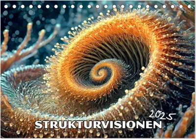 Produktbild von Strukturvisionen (Tischkalender 2025 DIN A5 quer), CALVENDO Monatskalender