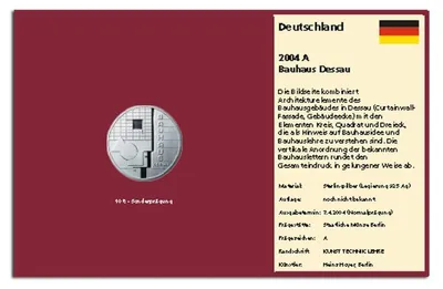 Produktbild von Prophila Collection 10x 10-Euro-Tabletts 2004