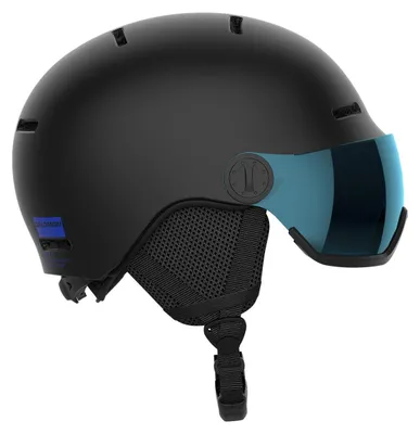 Productafbeelding van SALOMON Orka Vizier, skihelm voor kinderen, zwart, maat 49-53 cm