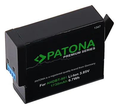 Obrázek produktu pro PATONA 1347, GoPro, 1730 mAh, 3,85 V, Lithium-ion (Li-ion)