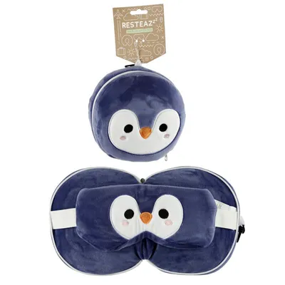 Produktbild von Reisekissen Augenmaske Pinguin Relaxeazzz