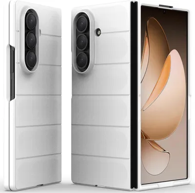 Produktbild von Handyhülle für Samsung Galaxy Z Fold 7 Hartes PC Matt Stossfest Anti-rutsch Hülle Weiß