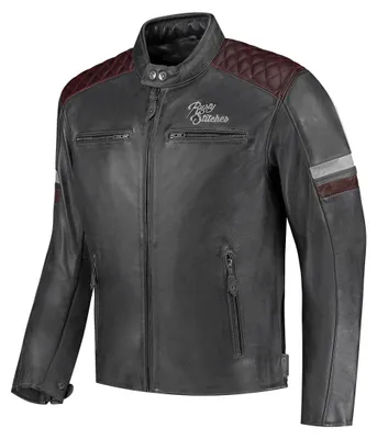 Produktbild von Rusty Stitches Jari V2 Motorrad Lederjacke, anthrazit, 2XL