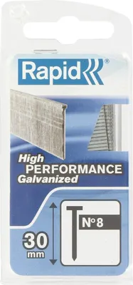 Productafbeelding van Rapid Tools 40109536 Rapid Nägel Typ 8, 30 mm, galvanisiert, Kleinpackung