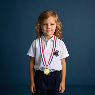 Produktbild von 15 Stück Goldene, Silberne und Bronzene Medaillen - 5cm Metall Gewinnermedaillen für Kinder - Preise im Olympischen Stil für Kinder Schulsportspiele Festgeschenke