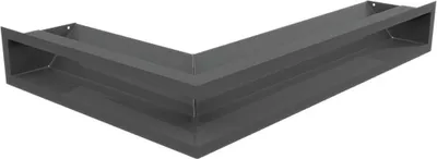 Produktbild von Eck-Lüftungsgitter LUFT rechts 40x60x9 Graphite Slim