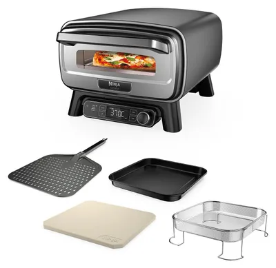 Produktbild von Ninja MO201EU Artisan Outdoor-Pizzaofen und Heißluftfritteuse, grau