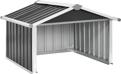 Image de vidaXL vidaXL - Toit de protection - pour - robot de tonte - 92x97x63 - cm - Acier - anthracite