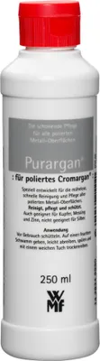 Produktbild von WMF KITCHENminis Cromargan Pflegemittel, Frankreich, 250 ml, Warnung, H319: Verursacht schwere Augenreizung, P102: Außerhalb der Reichweite von Kindern aufbewahren., P264: Nach der Handhabung gründlich waschen., P280:...