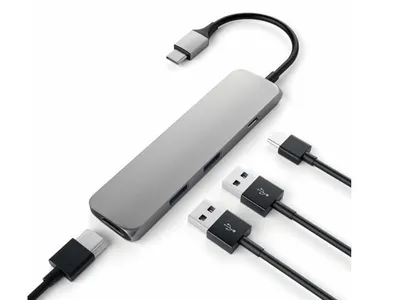 Produktbild von Satechi Satechi Typ-C Multiport Adapter - Space Grau
