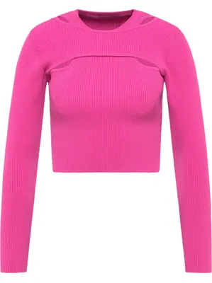 Image de Jika, pull en tricot pour femme - rose, taille XS/S