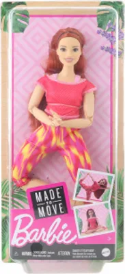 Produktbild von Barbie In Motion GXF07 - Russisches Mädchen in rotem Top