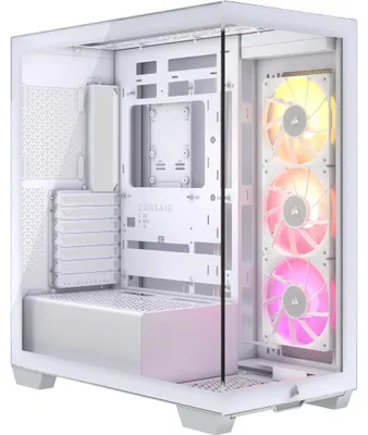Image de CORSAIR Geh Midi iCUE 3500X RGB (Tempered Glass) White