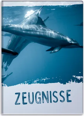 Produktbild von itenga Zeugnismappe Motiv Delfin DIN A4