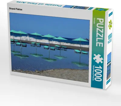 Produktbild von CALVENDO Puzzle Strand Plakias | 1000 Teile Lege-Größe 64x48cm Foto-Puzzle für glückliche Stunden