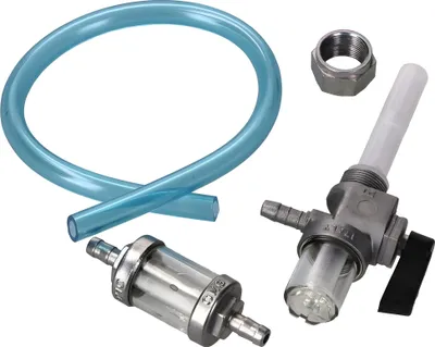 Immagine prodotto di Set - rubinetto benzina con sacchetto acqua, tubo benzina e filtro benzina per Simson S50, S51, MZ ETZ, TS, ES
