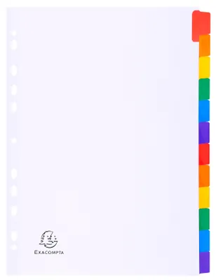 Immagine prodotto di EXACOMPTA cartone indice DIN A4 bianco 12 pezzi