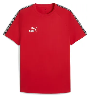 Immagine prodotto di Maglietta da uomo PUMA teamKING, colore rosso e bianco, taglia S