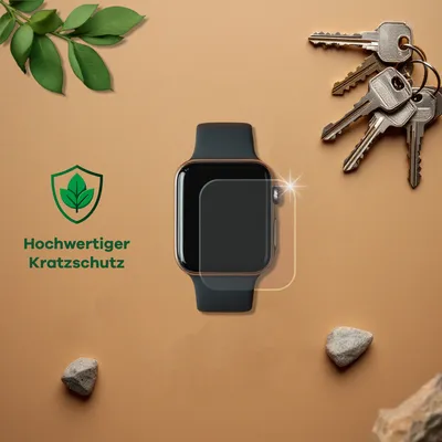 Produktbild von 2x ScreenLeaf Schutzfolie für Emporio Armani Chronograph AR1895 nachhaltiger Displayschutz Display Schutz Folie Klar Transparent