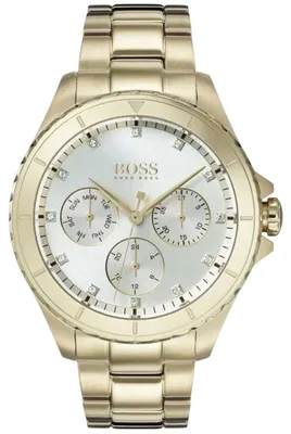 Produktbild von Boss Premiere Damen Multifunktionsuhr Gold Silber Edelstahl HB1502445